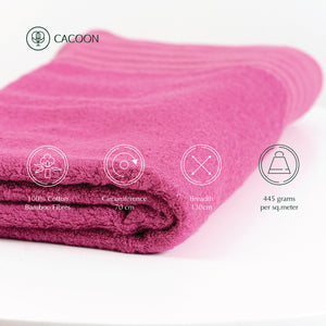 Cotton Bamboo Towel Pink